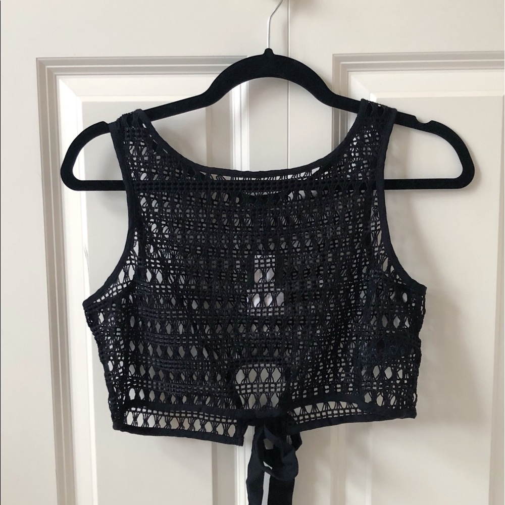 Topshop Crochet Tank Top